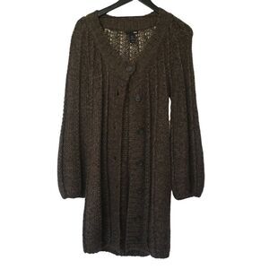 H & M coat wool sweater